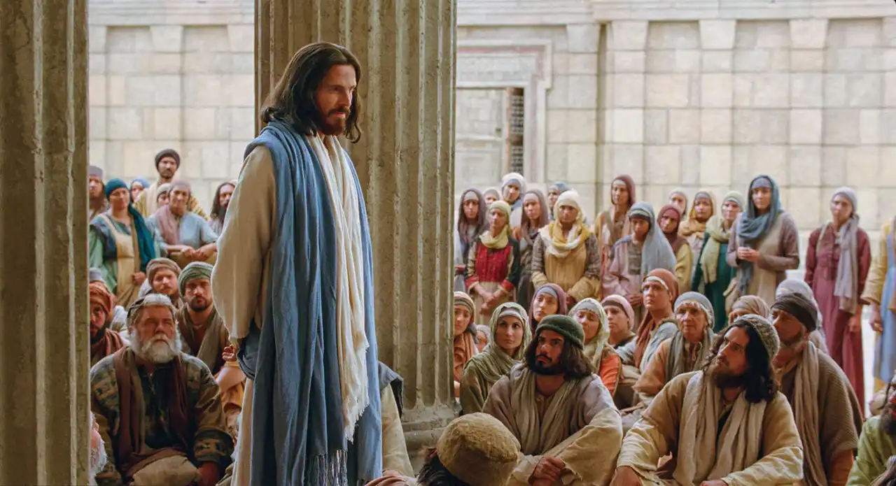 Jesus Christ Teaching in the Temple